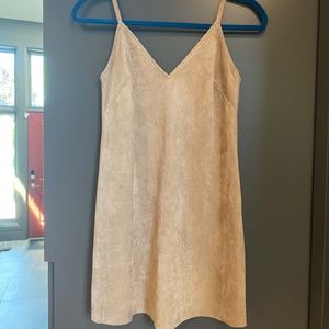 Suede mini dress never worn